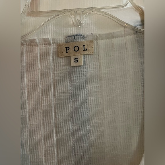 POL-Women’s NWOT Sleeveless Lace Trim Blouse - Blue, White and Floral size S - Picture 6 of 10